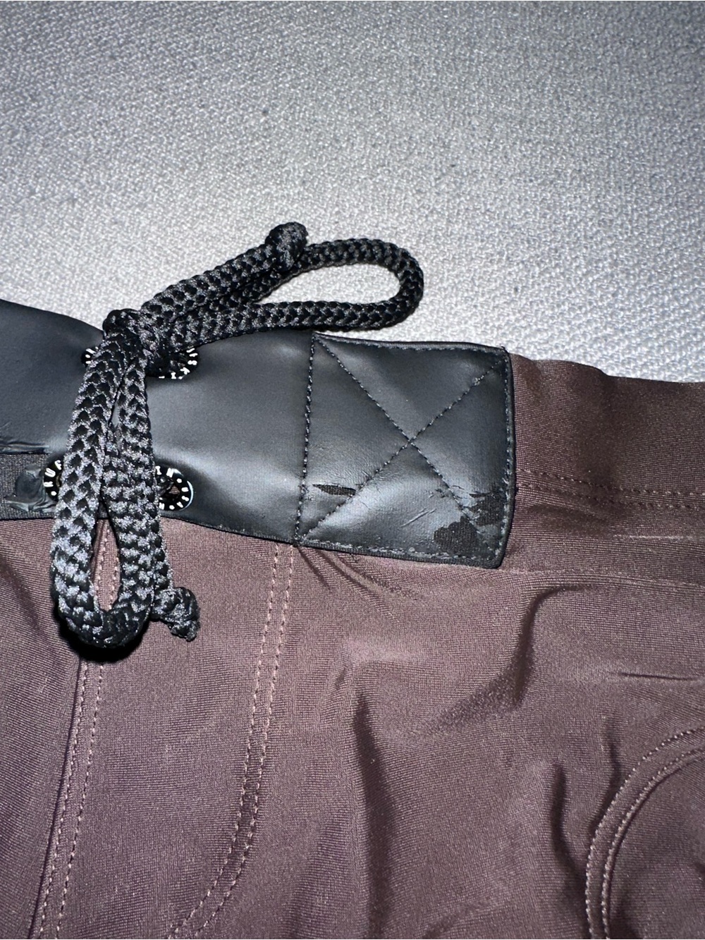 Rufskin Stretch Chocolate Vallauris Swim Trunks with Drawstring Waist Small - Picture 7 of 8
